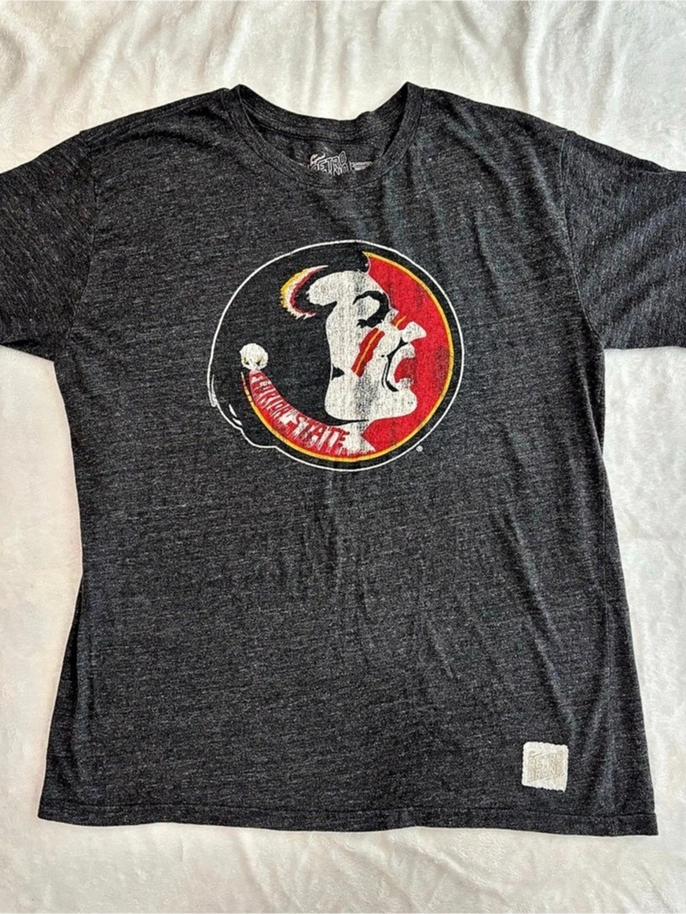 The Original Retro Brand Florida State Seminoles Vintage Tri-Blend Tee - Large